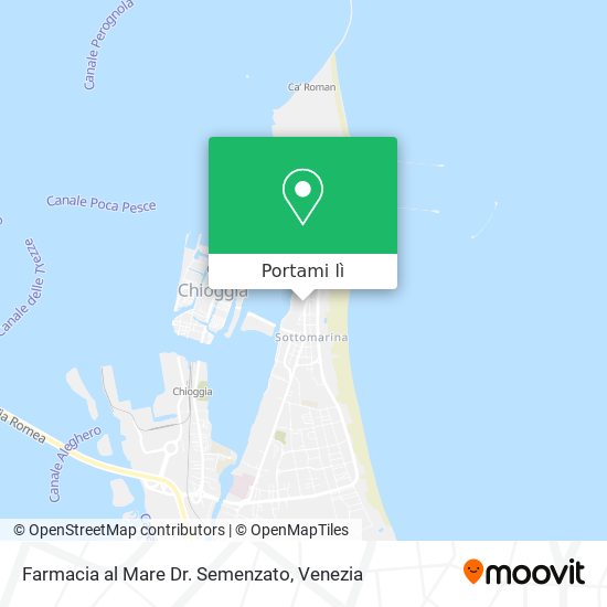 Mappa Farmacia al Mare Dr. Semenzato