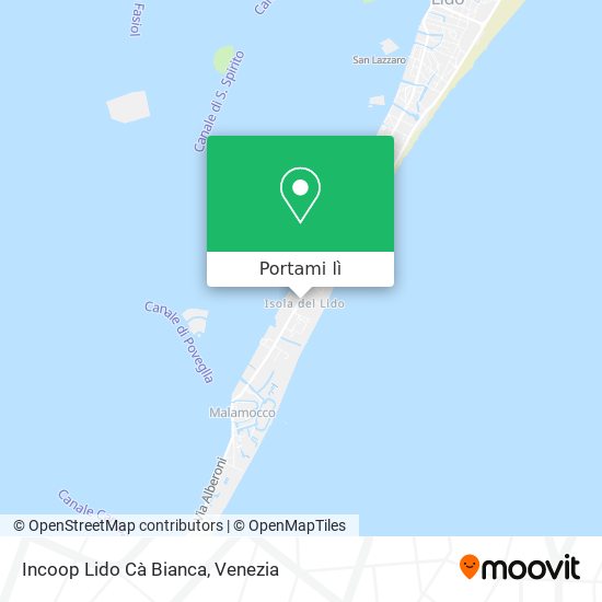 Mappa Incoop Lido Cà Bianca