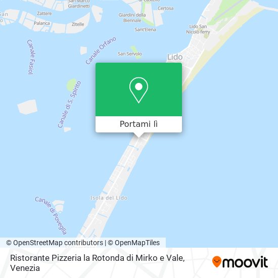 Mappa Ristorante Pizzeria la Rotonda di Mirko e Vale