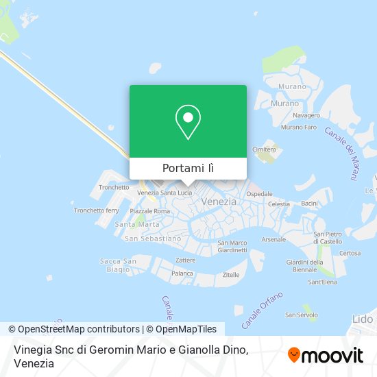 Mappa Vinegia Snc di Geromin Mario e Gianolla Dino
