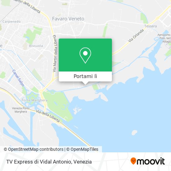 Mappa TV Express di Vidal Antonio