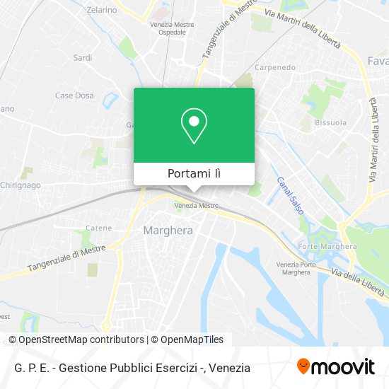 Mappa G. P. E. - Gestione Pubblici Esercizi -