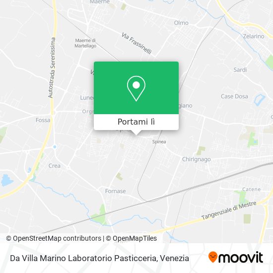 Mappa Da Villa Marino Laboratorio Pasticceria