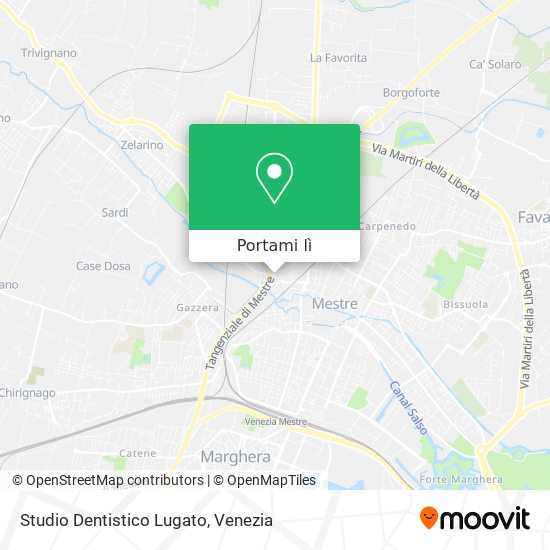 Mappa Studio Dentistico Lugato