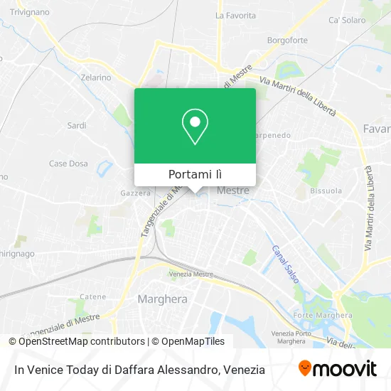 Mappa In Venice Today di Daffara Alessandro