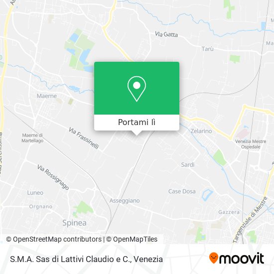 Mappa S.M.A. Sas di Lattivi Claudio e C.