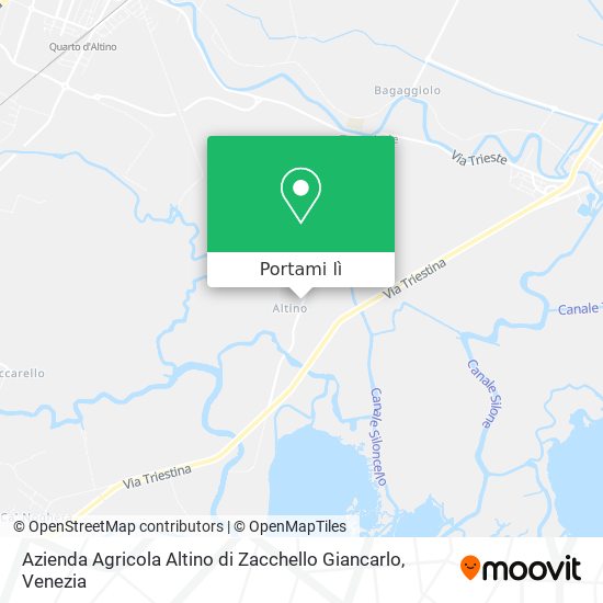 Mappa Azienda Agricola Altino di Zacchello Giancarlo