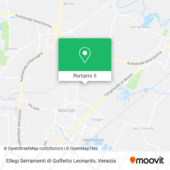 Mappa Ellegi Serramenti di Golfetto Leonardo