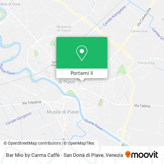 Mappa Bar Mio by Carma Caffè - San Donà di Piave