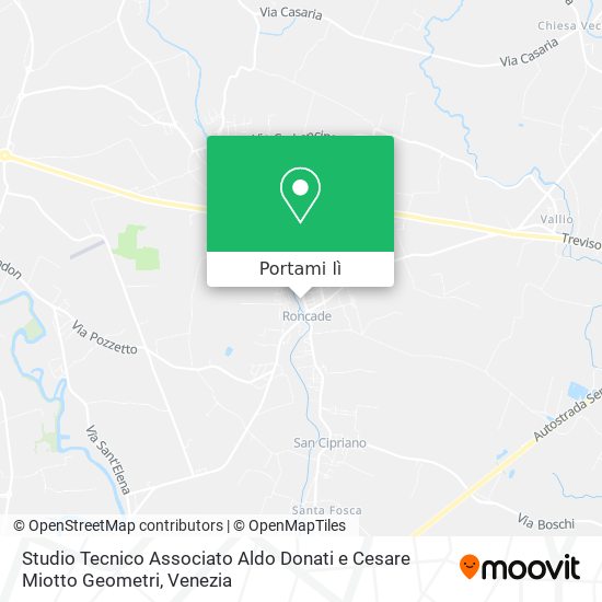 Mappa Studio Tecnico Associato Aldo Donati e Cesare Miotto Geometri