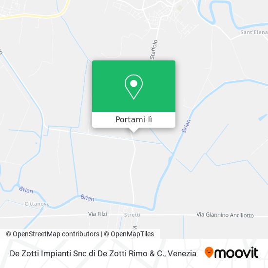 Mappa De Zotti Impianti Snc di De Zotti Rimo & C.