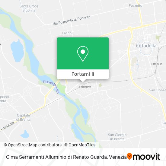 Mappa Cima Serramenti Alluminio di Renato Guarda