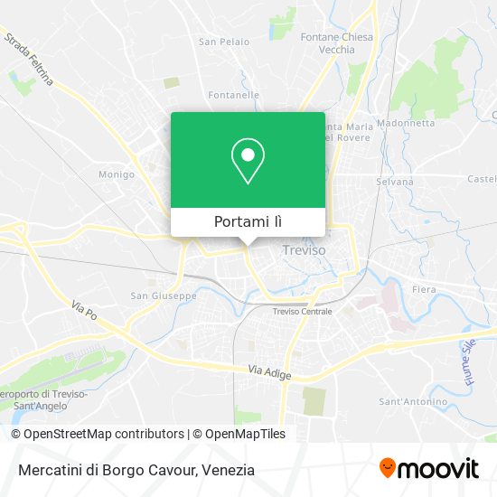 Mappa Mercatini di Borgo Cavour