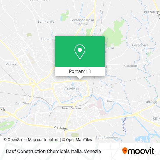 Mappa Basf Construction Chemicals Italia