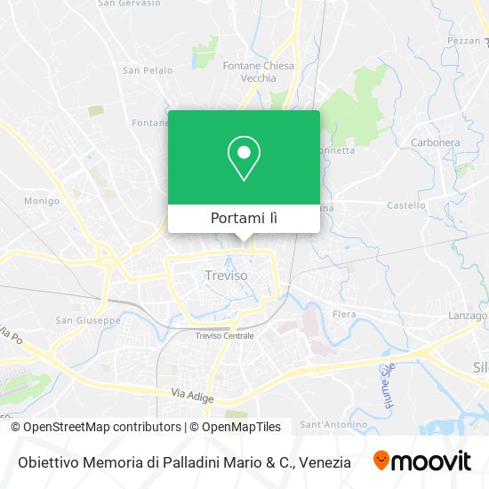 Mappa Obiettivo Memoria di Palladini Mario & C.