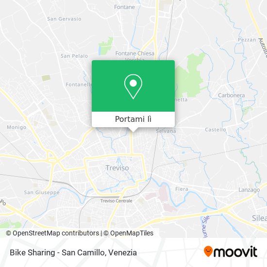 Mappa Bike Sharing - San Camillo