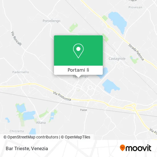 Mappa Bar Trieste