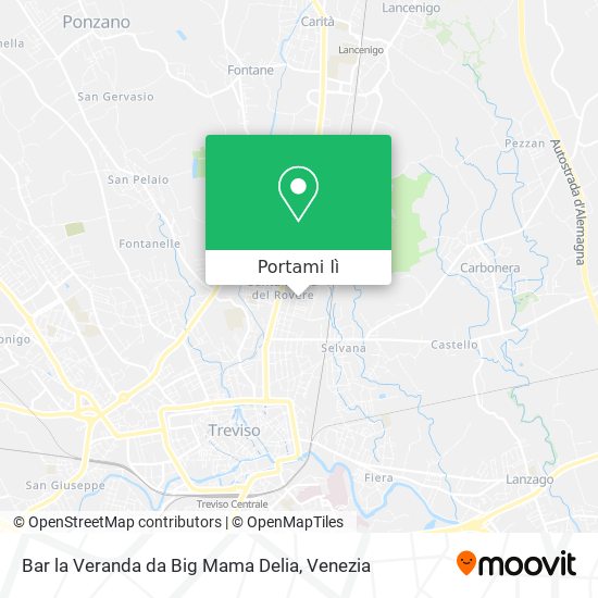 Mappa Bar la Veranda da Big Mama Delia