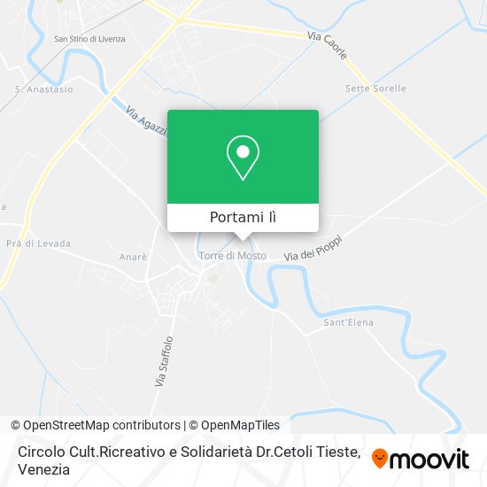 Mappa Circolo Cult.Ricreativo e Solidarietà Dr.Cetoli Tieste