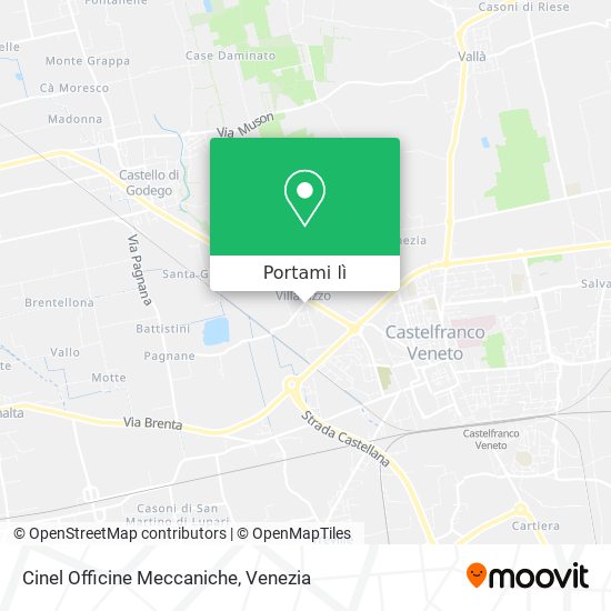 Mappa Cinel Officine Meccaniche