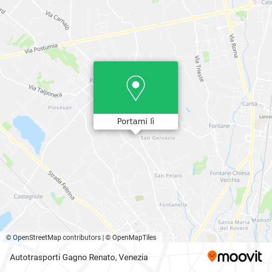 Mappa Autotrasporti Gagno Renato
