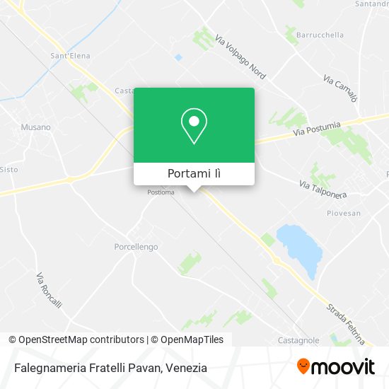 Mappa Falegnameria Fratelli Pavan