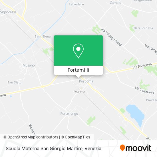 Mappa Scuola Materna San Giorgio Martire