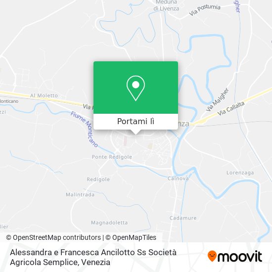 Mappa Alessandra e Francesca Ancilotto Ss Società Agricola Semplice