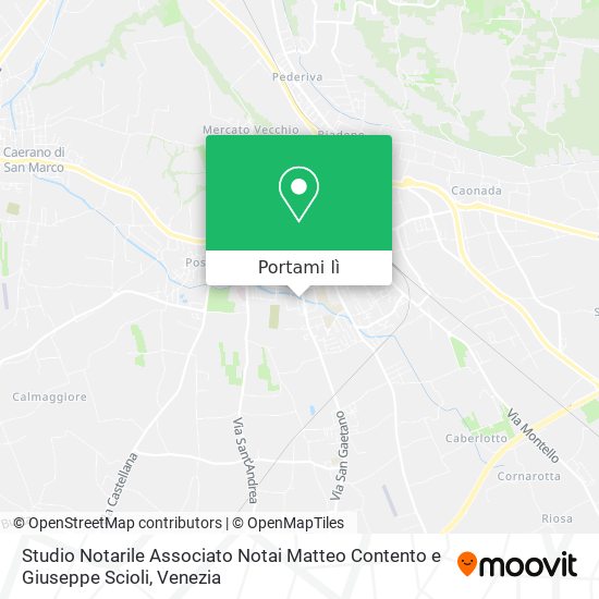 Mappa Studio Notarile Associato Notai Matteo Contento e Giuseppe Scioli