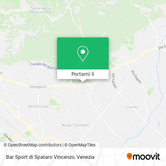 Mappa Bar Sport di Spataro Vincenzo