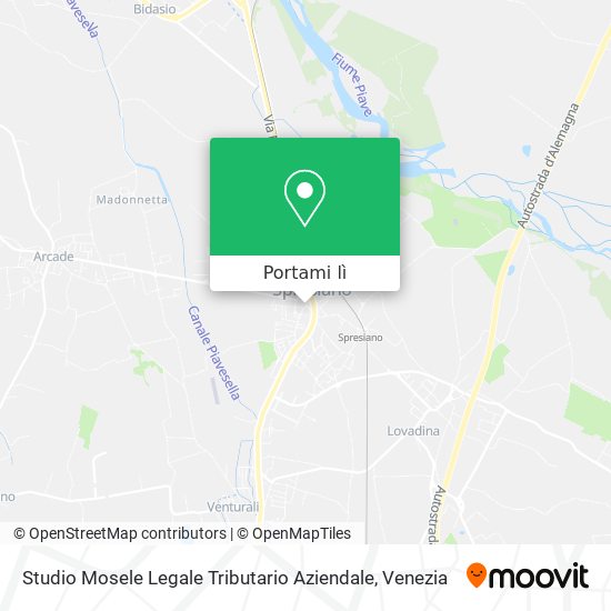 Mappa Studio Mosele Legale Tributario Aziendale
