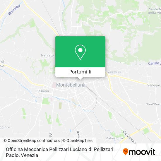 Mappa Officina Meccanica Pellizzari Luciano di Pellizzari Paolo