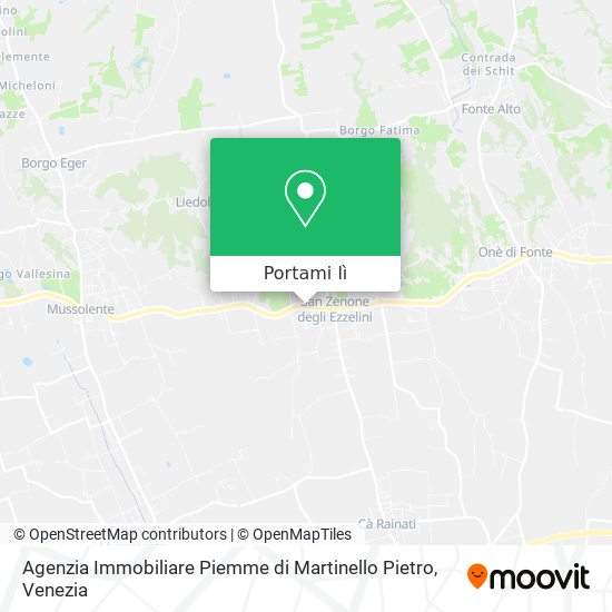 Mappa Agenzia Immobiliare Piemme di Martinello Pietro