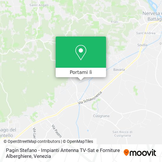 Mappa Pagin Stefano - Impianti Antenna TV-Sat e Forniture Alberghiere