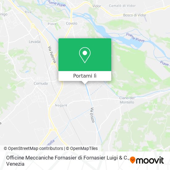 Mappa Officine Meccaniche Fornasier di Fornasier Luigi & C.
