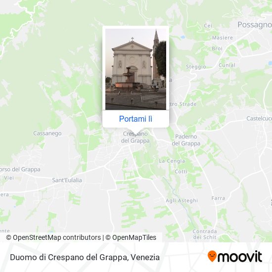 Mappa Duomo di Crespano del Grappa