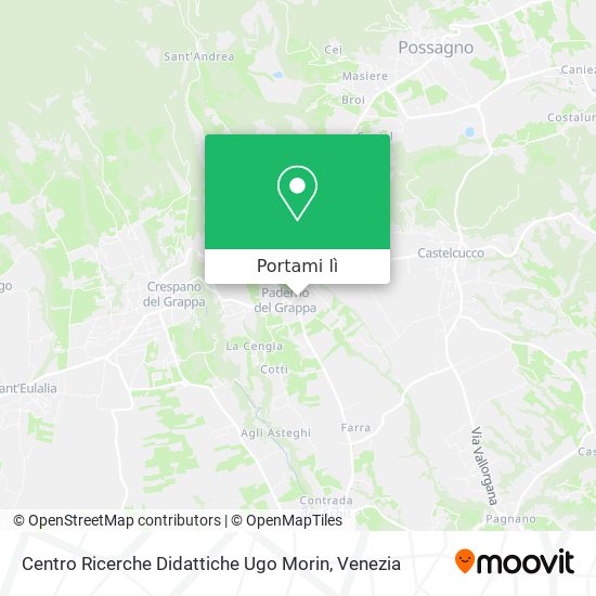 Mappa Centro Ricerche Didattiche Ugo Morin