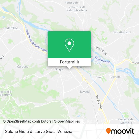 Mappa Salone Gioia di Lurve Gioia