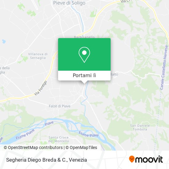 Mappa Segheria Diego Breda & C.