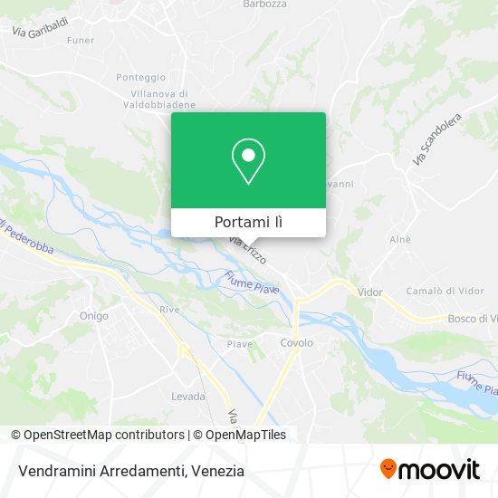 Mappa Vendramini Arredamenti