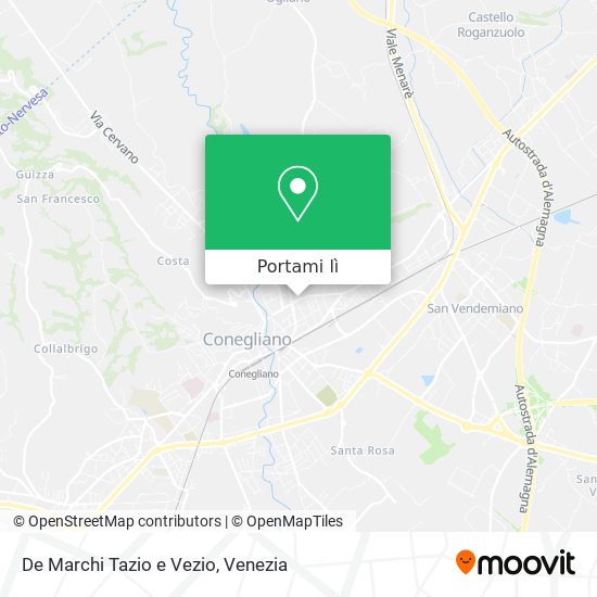 Mappa De Marchi Tazio e Vezio