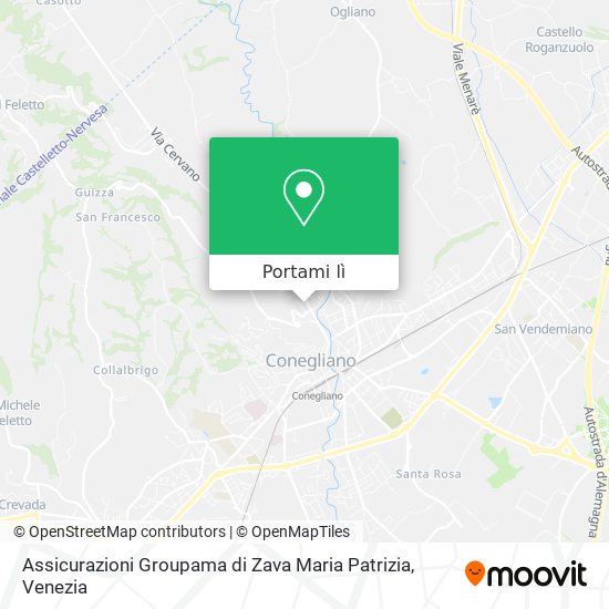 Mappa Assicurazioni Groupama di Zava Maria Patrizia