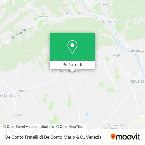 Mappa De Conto Fratelli di De Conto Mario & C.