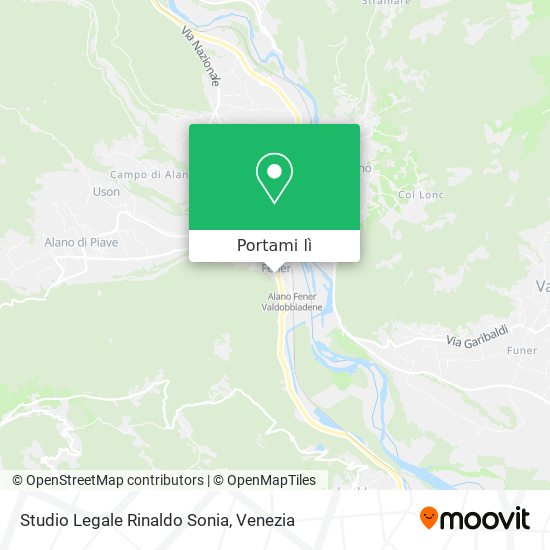 Mappa Studio Legale Rinaldo Sonia