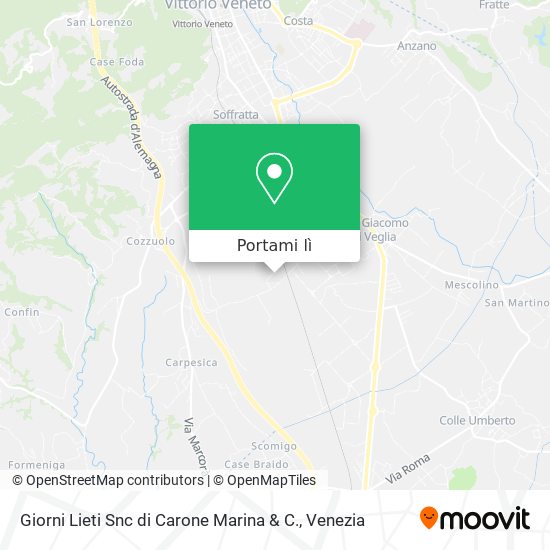 Mappa Giorni Lieti Snc di Carone Marina & C.