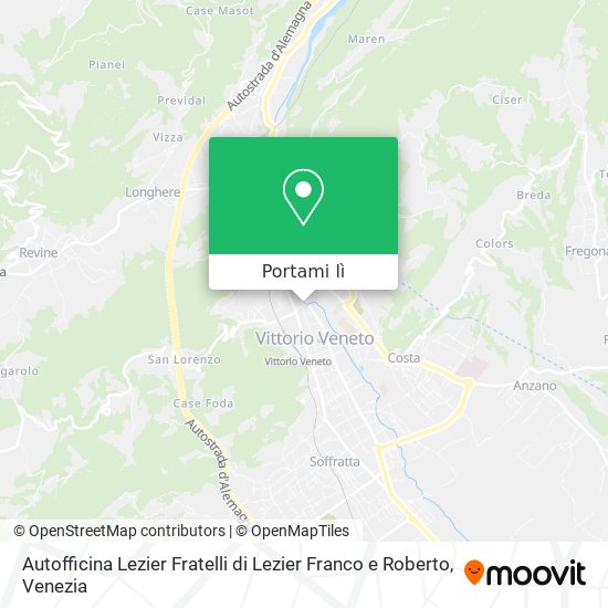 Mappa Autofficina Lezier Fratelli di Lezier Franco e Roberto