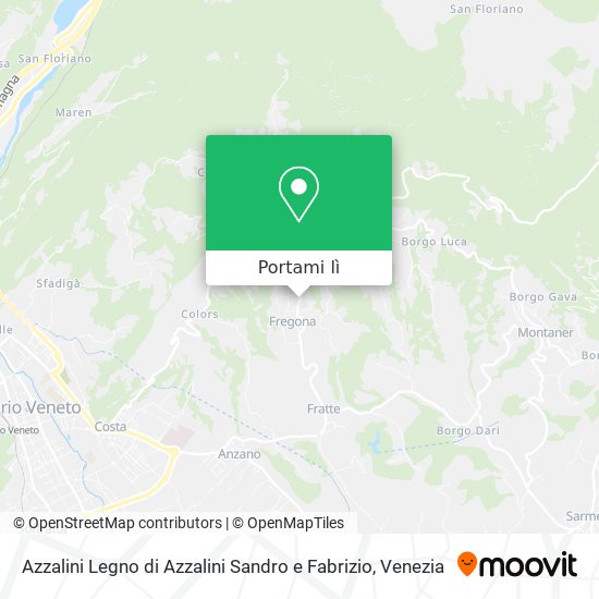 Mappa Azzalini Legno di Azzalini Sandro e Fabrizio