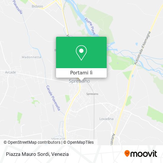 Mappa Piazza Mauro Sordi