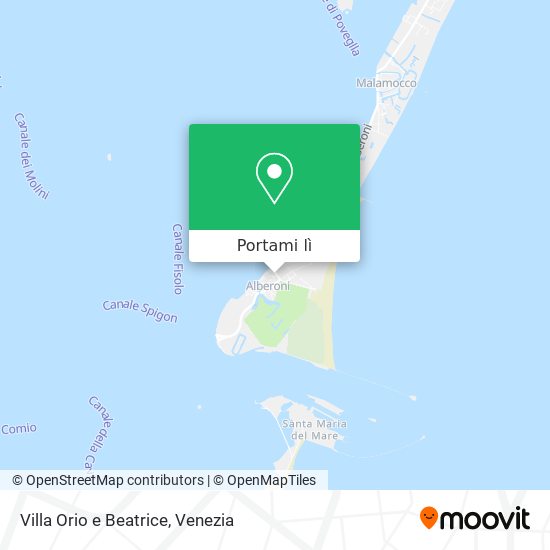 Mappa Villa Orio e Beatrice