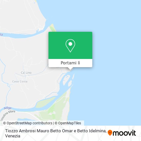 Mappa Tiozzo Ambrosi Mauro Betto Omar e Betto Idelmina